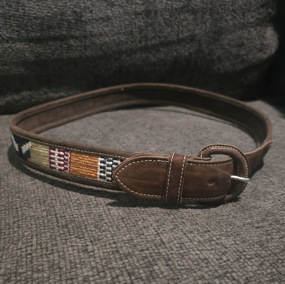 Southwestern Woven Belt Size 34